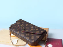 Load image into Gallery viewer, LB1413 Louis Vuitton Pochette Félicie Chain Wallet / 22x13 cm
