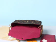 Load image into Gallery viewer, LB1413 Louis Vuitton Pochette Félicie Chain Wallet / 22x13 cm
