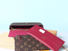 Load image into Gallery viewer, LB1413 Louis Vuitton Pochette Félicie Chain Wallet / 22x13 cm
