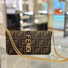 Load image into Gallery viewer, FF326 Fendi Fendigraphy Chain Wallet / 21x11 cm
