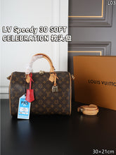Load image into Gallery viewer, LB1433 Louis Vuitton Speedy 30 Soft Celebration / 30 x 21 cm
