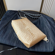 Load image into Gallery viewer, CC1377 Chanel Vintage Denim Tote / HIGHEST QUALITY VERSION / 48 x 35 x 14 cm
