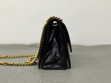 Load image into Gallery viewer, BCG062 Women&#39;s Crush Chain Bag Small in Black / 9.8x5.9x3.1inch / HIGHEST QUALITY VERSION
