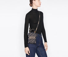 Load image into Gallery viewer, DR307 Mini Dior Book Tote  Phone Bag/ 5 x 7 x 2 inches
