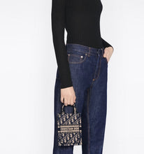 Load image into Gallery viewer, DR307 Mini Dior Book Tote  Phone Bag/ 5 x 7 x 2 inches
