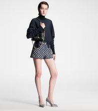 Load image into Gallery viewer, CLTH385 Monogram Denim Mini Shorts
