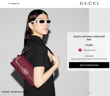 Load image into Gallery viewer, GC665 Gucci Luce Small Shoulder Bag / HIGHEST QUALITY VERSION / 10.8&quot;W x 5&quot;H x 2.5&quot;D
