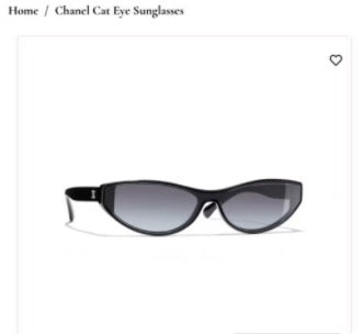 JW946 CC Cat Eye Sunglasses