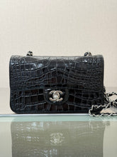 Load image into Gallery viewer, CC1497 Chanel 26A Classic Flap Croc-Embossed Bag / HIGHEST QUALITY VERSION / 20cm
