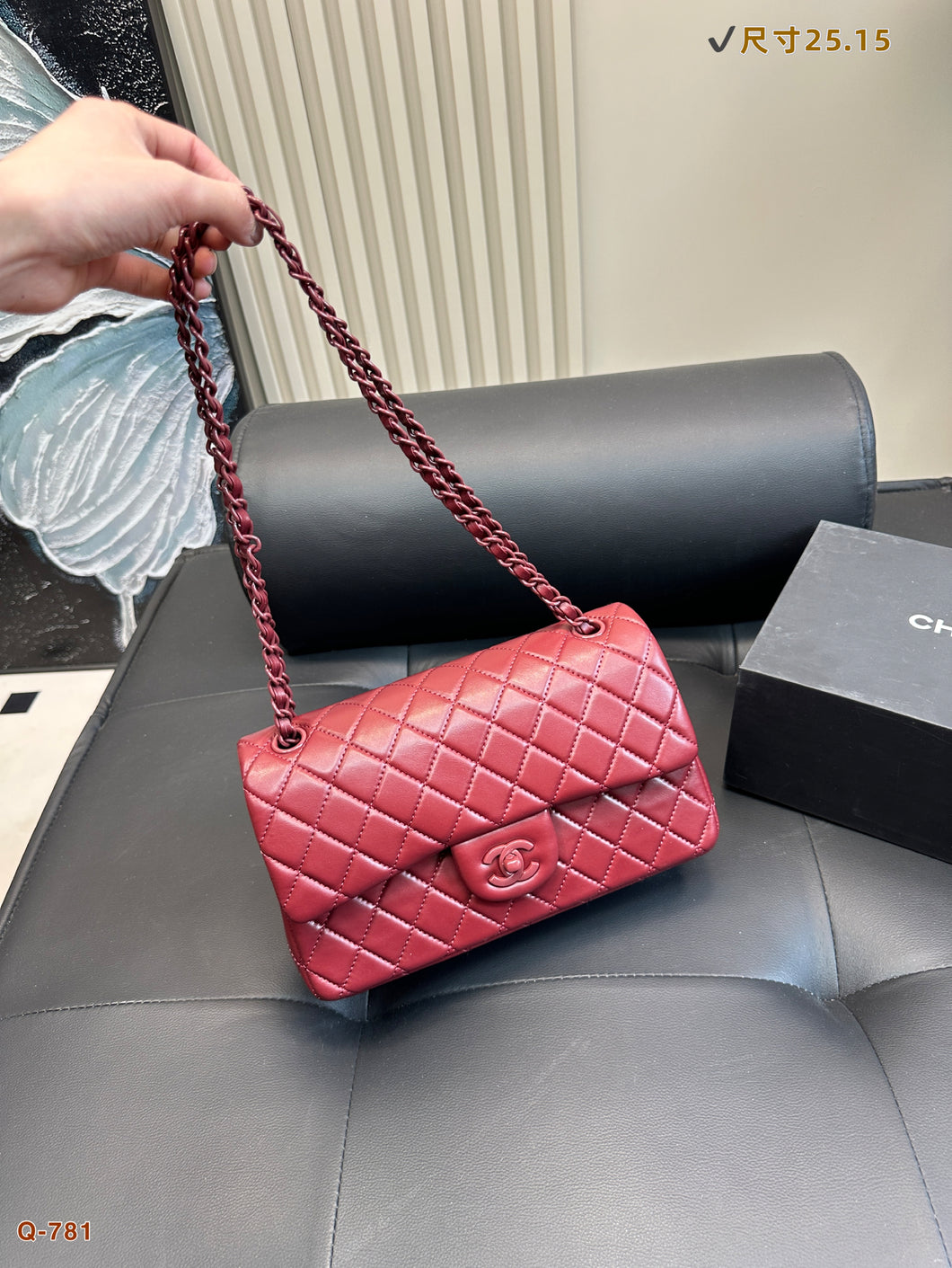 CC1127 Medium Classic Handbag / 6 × 9.9 × 2.5 in