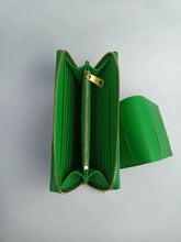 Load image into Gallery viewer, BV066 Cassette Zip Around Wallet /   7.5×4.5×0.8inch

