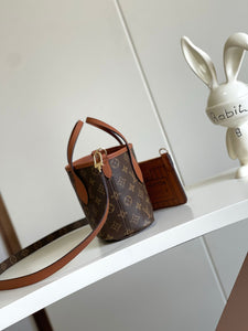 LB1078 Neverfull Bandoulière Inside Out BB/HIGHEST QUALITY VERSION/9.4 x 5.5 x 3.5 inches