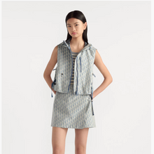 Load image into Gallery viewer, CLTH459 Dioriviera Hooded Vest &amp; Skort
