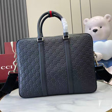 Load image into Gallery viewer, GC774 GG Emblem Briefcase /37  x 28.5 x 7 cm /HIGHEST QUALITY VERSION
