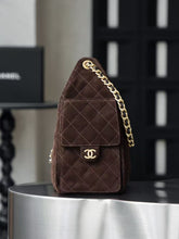 Load image into Gallery viewer, CC1457 Chanel 25K Suede Bucket Bag Small/Medium Handbag / HIGHEST QUALITY VERSION

