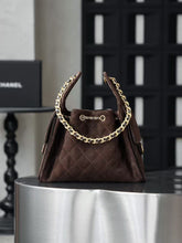 Load image into Gallery viewer, CC1457 Chanel 25K Suede Bucket Bag Small/Medium Handbag / HIGHEST QUALITY VERSION
