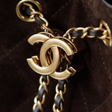 Load image into Gallery viewer, CC1457 Chanel 25K Suede Bucket Bag Small/Medium Handbag / HIGHEST QUALITY VERSION
