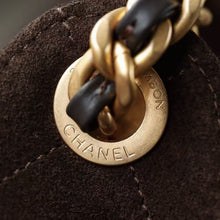 Load image into Gallery viewer, CC1457 Chanel 25K Suede Bucket Bag Small/Medium Handbag / HIGHEST QUALITY VERSION
