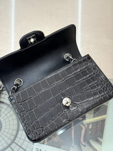 Load image into Gallery viewer, CC1497 Chanel 26A Classic Flap Croc-Embossed Bag / HIGHEST QUALITY VERSION / 20cm
