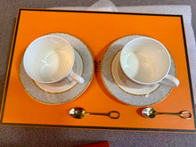 Load image into Gallery viewer, JW1017 Hermes Golden Mosaic Tea Set / 5-Piece Porcelain Collection
