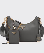 Load image into Gallery viewer, PD267 Padded Leather Prada Re-Edition 2005 Shoulder Bag / HIGHEST QUALITY VERSION / 8.6x7x2.5inch
