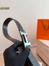 Load image into Gallery viewer, BL274 Hermès Orange Calfskin Leather Belt
