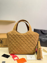 Load image into Gallery viewer, YSK471 YSL Icare Tote Bag in Suede / 31 x 28 cm
