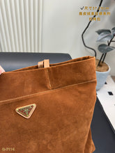 Load image into Gallery viewer, PD371 Prada Re-Edition 1978 Medium Suede Tote Bag / 14.6x11.4x5.9inch

