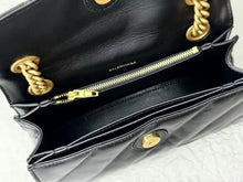 Load image into Gallery viewer, BCG062 Women&#39;s Crush Chain Bag Small in Black / 9.8x5.9x3.1inch / HIGHEST QUALITY VERSION
