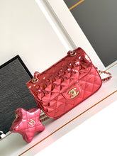 Load image into Gallery viewer, CC899 Mini Flap Bag &amp; Star Coin Purse / 5.9 × 7.8 × 2.5 in / HIGHEST QUALITY VERSION
