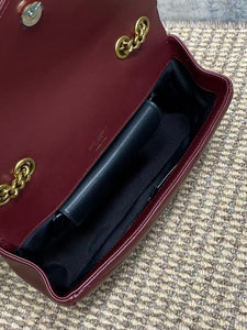 YSK420 LOULOU Small in MATELASSÉ Lambskin / 9.4" x 5.5" x 2.4"/HIGHEST QUALITY VERSION
