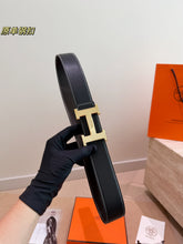 Load image into Gallery viewer, BL274 Hermès Orange Calfskin Leather Belt
