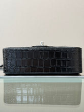Load image into Gallery viewer, CC1497 Chanel 26A Classic Flap Croc-Embossed Bag / HIGHEST QUALITY VERSION / 20cm
