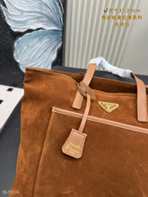 Load image into Gallery viewer, PD370 Prada Re-Edition 1978 Medium Suede Tote Bag / 14.6x11.4x5.9inch
