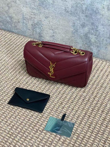 YSK420 LOULOU Small in MATELASSÉ Lambskin / 9.4" x 5.5" x 2.4"/HIGHEST QUALITY VERSION
