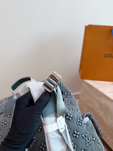 Load image into Gallery viewer, LB1534 LV Christopher PM Backpack in Embossed Denim  / 38 x 44 x 12.5 cm
