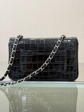 Load image into Gallery viewer, CC1497 Chanel 26A Classic Flap Croc-Embossed Bag / HIGHEST QUALITY VERSION / 20cm
