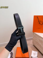 Load image into Gallery viewer, BL274 Hermès Orange Calfskin Leather Belt
