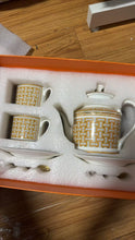 Load image into Gallery viewer, JW1017 Hermes Golden Mosaic Tea Set / 5-Piece Porcelain Collection
