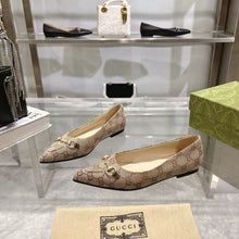 Load image into Gallery viewer, SE1579 Gucci Women&#39;s Horsebit Ballet Flat / Size5-11
