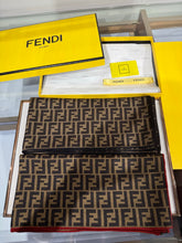 Load image into Gallery viewer, CLTH503 Fendi Cashmere-Silk Square Scarf / 140 × 140 cm / 70% Cashmere + 30% Silk
