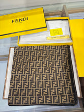 Load image into Gallery viewer, CLTH503 Fendi Cashmere-Silk Square Scarf / 140 × 140 cm / 70% Cashmere + 30% Silk
