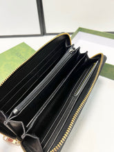 Load image into Gallery viewer, GC652 GG Marmont Zip Around Wallet / 7.5&quot;W x 4.1&quot;H x .8&quot;D
