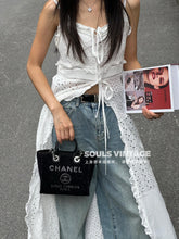 Load image into Gallery viewer, CC1514 Chanel 26A Tweed Mini Beach Tote / HIGHEST QUALITY VERSION / 19.5 × 11 × 16 cm
