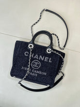 Load image into Gallery viewer, CC1514 Chanel 26A Tweed Mini Beach Tote / HIGHEST QUALITY VERSION / 19.5 × 11 × 16 cm
