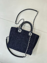 Load image into Gallery viewer, CC1514 Chanel 26A Tweed Mini Beach Tote / HIGHEST QUALITY VERSION / 19.5 × 11 × 16 cm
