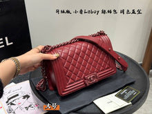 Load image into Gallery viewer, CC1142 Small/Medium BOY CHANEL Handbag
