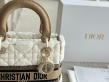 Load image into Gallery viewer, DR471 Medium Lady Dior Bag /  9.5 x 8.5 x 4.5 inches
