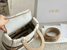 Load image into Gallery viewer, DR472 Medium Lady Dior Bag /  9.5 x 8.5 x 4.5 inches
