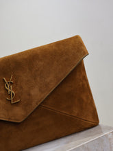 Load image into Gallery viewer, YSK432 CASSANDRE Large Envelope Pouch in Suede / 11.6&quot; x 7.1&quot; x 1.8&quot; / HIGHEST QUALITY VERSION
